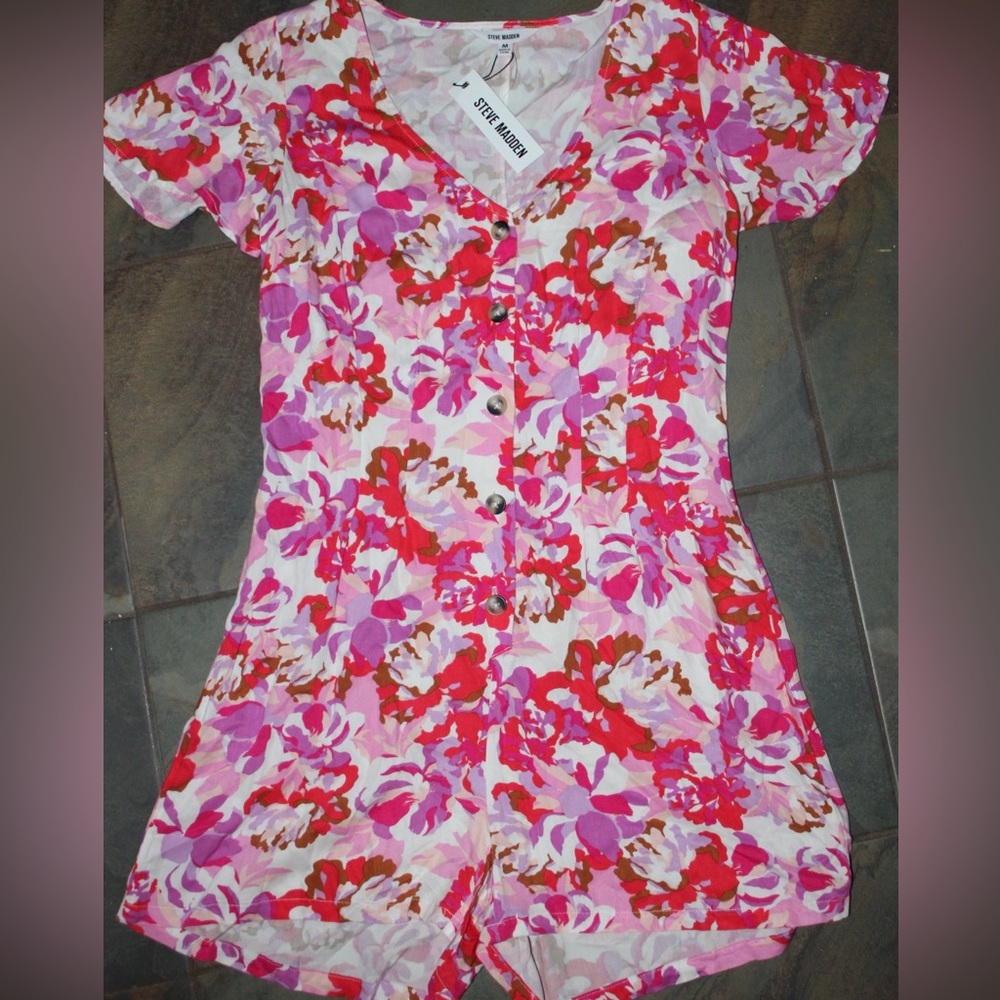 Steve Madden Floral Romper